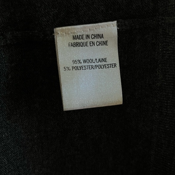 Theory Jiya B New Steady Wool Blend Sweater Dress In Charcoal Gray Size P/TP - 0 - Picture 4 of 11